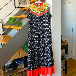 Bespoke neon dress handmade India